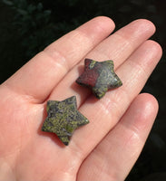 Dragon Blood Jasper Star Pair