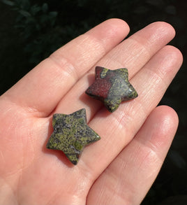 Dragon Blood Jasper Star Pair