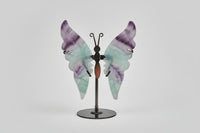 Fluorite Butterfly Wings & Stand #1