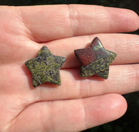 Dragon Blood Jasper Star Pair
