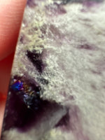 Feather Fluorite Free Form with Rainbow #5