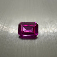 Lab Created Pink Sapphire 8x6mm Octagon 1.50ct