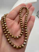 Golden Freshwater Pearl Strand #15