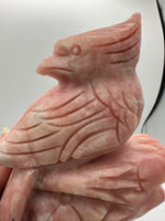 Pink Opal Bird Carving #2