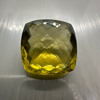 Checker Prasiolite 20mm Cushion Cut 31.40ct