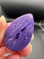 Charoite Pear Shape Cabochon Good Quality #4