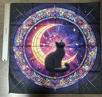 Mystical Moon Cat Tarot/Altar Cloth