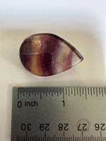 Pear Shape Candy Fluorite Cabochon #21
