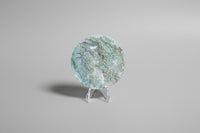 Moss Agate Polished Round Slice #1