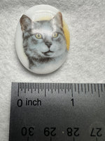 Cute Cat Glass Cabochon