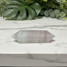 Yttrium Fluorite Double Terminated Wand Scepter #7