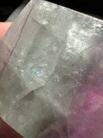 Feather Fluorite Free Form with Rainbow #4