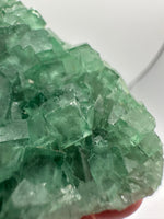Green Fluorite Crystal Cluster from Madagascar