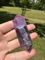 Double Terminated Phantom Amethyst Scepter Wand #13