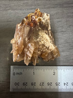 Natural Amber Calcite Raw Specimen UV Reactive #17
