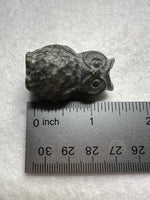 Carved Labradorite Owl