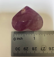 Candy Fluorite Carved Heart #12