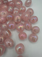 Bubblegum Pink Rose Quartz Aura Tumbles