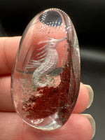 Beautiful Seahorse Garden Quartz Inner Scene Carving #8
