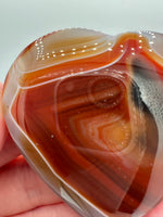 Carnelian Heart Palm Stone #10