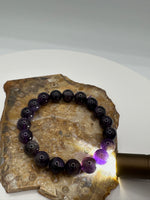Amethyst Stretch Bead Bracelet