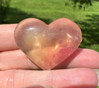 Candy Fluorite Carved Heart #4
