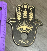 Palm Crystal Ball Wooden Display Stand