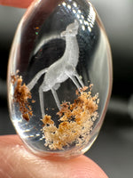 Beautiful Wolf Garden Quartz Inner Scene Carving #2