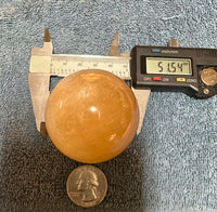 Honey Calcite Sphere #5