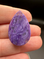Charoite Pear Shape Cabochon Good Quality #3