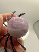 Spider with Amethyst Sphere