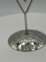 Rhombus Shaped Fluorite Carving with Stand #7