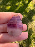 Pear Shape Candy Fluorite Cabochon #30