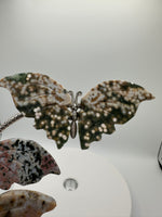 8th Vein Ocean Jasper Butterfly Stand with Small Sphere Holder #2