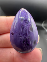 Charoite Pear Shape Cabochon Good Quality #4