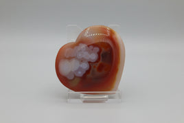 Carnelian Heart Palm Stone #15