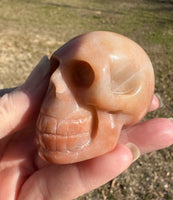 Orange Jade Skull #3