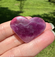 Candy Fluorite Carved Heart #14