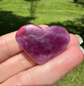 Candy Fluorite Carved Heart #14