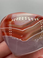 Carnelian Heart Palm Stone #11