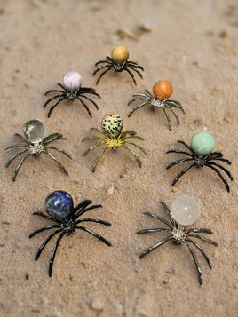 Spider with Gemstone Sphere