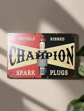 Champion Spark Plugs Novelty Tin Sign