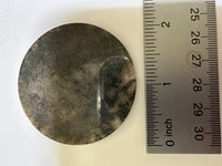 Moss Agate Polished Round Slice #29