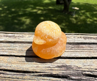 Carved Yellow Stone Duck #2