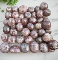 Natural Strawberry Quartz Tumbles