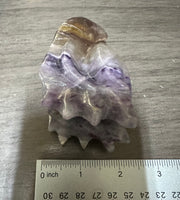Fluorite Dragon Head Carving #21
