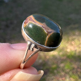 8th Vein Ocean Jasper S925 Sterling Silver Ring #2