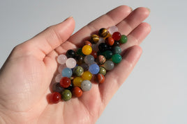 Mini Gemstone 8mm Spheres Pack of 50