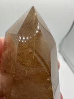 Gold Rutilated Quartz Point #2