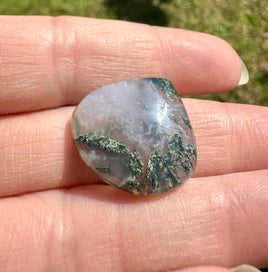 Moss Agate Cabochon #14